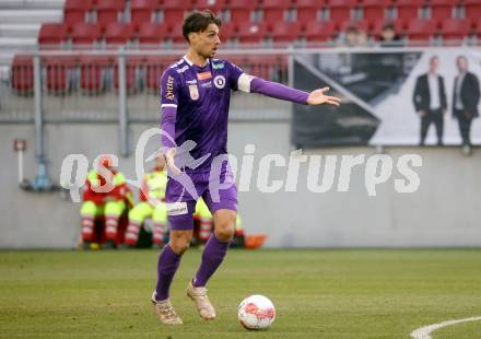Fussball Bundesliga. SK Austria Klagenfurt gegen GAK. Thorsten Mahrer  (Klagenfurt). Klagenfurt, am 22.2.2025.
Foto: Kuess
---
pressefotos, pressefotografie, kuess, qs, qspictures, sport, bild, bilder, bilddatenbank