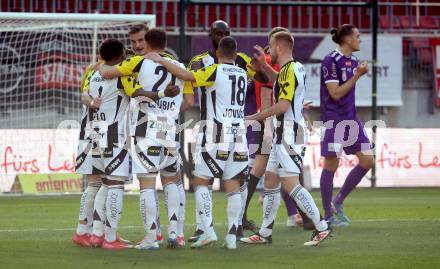 Fussball Bundesliga. SK Austria Klagenfurt gegen LASK. Torjubel Valon Berisha (LASK). Klagenfurt, am 2.3..2025.
Foto: Kuess
---
pressefotos, pressefotografie, kuess, qs, qspictures, sport, bild, bilder, bilddatenbank