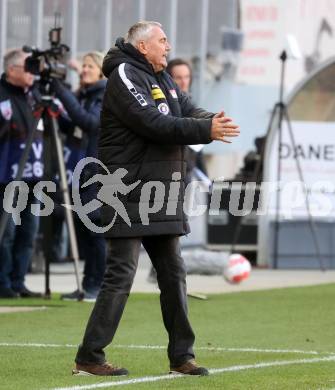 Fussball Bundesliga. SK Austria Klagenfurt gegen LASK. Trainer Peter Pacult (Klagenfurt).  Klagenfurt, am 2.3..2025.
Foto: Kuess
---
pressefotos, pressefotografie, kuess, qs, qspictures, sport, bild, bilder, bilddatenbank