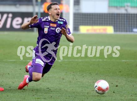Fussball Bundesliga. SK Austria Klagenfurt gegen LASK. Christopher Wernitznig (Klagenfurt).  Klagenfurt, am 2.3..2025.
Foto: Kuess
---
pressefotos, pressefotografie, kuess, qs, qspictures, sport, bild, bilder, bilddatenbank