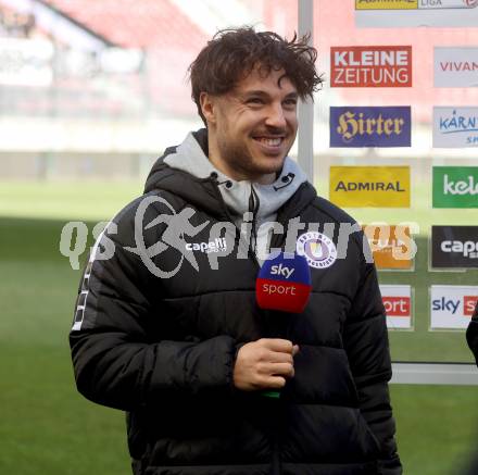 Fussball Bundesliga. SK Austria Klagenfurt gegen LASK. Simon Straudi  (Klagenfurt). Klagenfurt, am 2.3..2025.
Foto: Kuess
---
pressefotos, pressefotografie, kuess, qs, qspictures, sport, bild, bilder, bilddatenbank