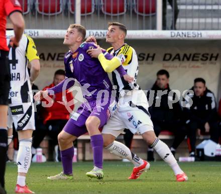 Fussball Bundesliga. SK Austria Klagenfurt gegen LASK. Nicolas Binder (Klagenfurt), Philipp Ziereis (LASK). Klagenfurt, am 2.3..2025.
Foto: Kuess
---
pressefotos, pressefotografie, kuess, qs, qspictures, sport, bild, bilder, bilddatenbank