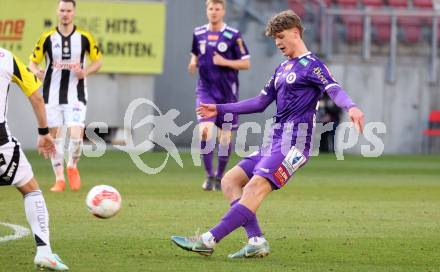Fussball Bundesliga. SK Austria Klagenfurt gegen LASK. Jannik Robatsch  (Klagenfurt). Klagenfurt, am 2.3..2025.
Foto: Kuess
---
pressefotos, pressefotografie, kuess, qs, qspictures, sport, bild, bilder, bilddatenbank