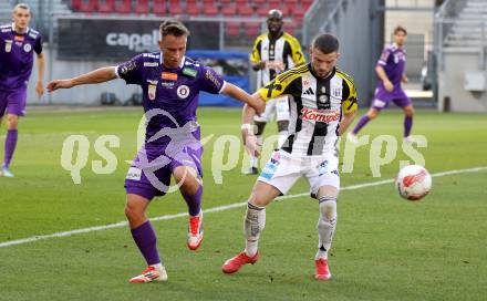 Fussball Bundesliga. SK Austria Klagenfurt gegen LASK. Tobias Koch (Klagenfurt), Valon Berisha (LASK). Klagenfurt, am 2.3..2025.
Foto: Kuess
---
pressefotos, pressefotografie, kuess, qs, qspictures, sport, bild, bilder, bilddatenbank