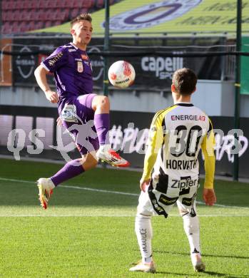 Fussball Bundesliga. SK Austria Klagenfurt gegen LASK. Tobias Koch (Klagenfurt), Sascha Horvath (LASK). Klagenfurt, am 2.3..2025.
Foto: Kuess
---
pressefotos, pressefotografie, kuess, qs, qspictures, sport, bild, bilder, bilddatenbank