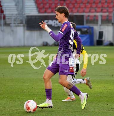 Fussball Bundesliga. SK Austria Klagenfurt gegen LASK. Philipp Wydra (Klagenfurt).  Klagenfurt, am 2.3..2025.
Foto: Kuess
---
pressefotos, pressefotografie, kuess, qs, qspictures, sport, bild, bilder, bilddatenbank