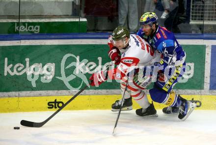 Eishockey ICE Bundesliga. VSV gegen Bozen.  Torjubel Guus Van Nes (VSV), Simon Bourque  (Bozen). Villach, am 4.3.2025
Foto: Kuess
---
pressefotos, pressefotografie, kuess, qs, qspictures, sport, bild, bilder, bilddatenbank