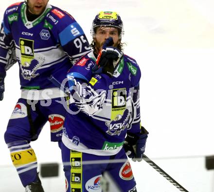 Eishockey ICE Bundesliga. VSV gegen Bozen.  Torjubel  Alexander Rauchenwald (VSV) . Villach, am 9.3.2025
Foto: Kuess
---
pressefotos, pressefotografie, kuess, qs, qspictures, sport, bild, bilder, bilddatenbank