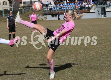 Fussball Frauen. 2. Bundesliga. Carinthians LIWOdruck Hornets gegen SG MALEREI GLANZER Geretsberg/Buerrmoos. Jasmin Michelle Ortner  (Carinthians Hornets)). Sachsenburg, am 9.3.2024.
Foto: Kuess
---
pressefotos, pressefotografie, kuess, qs, qspictures, sport, bild, bilder, bilddatenbank