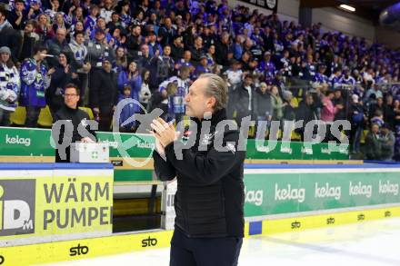 Eishockey ICE Bundesliga. VSV gegen Bozen.  Trainer Tray Tuomie  (VSV) . Villach, am 14.3.2025
Foto: Kuess
---
pressefotos, pressefotografie, kuess, qs, qspictures, sport, bild, bilder, bilddatenbank