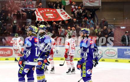 Eishockey ICE Bundesliga. VSV gegen Bozen.  Chase Pearson, Kevin Hancock  (VSV) . Villach, am 14.3.2025
Foto: Kuess
---
pressefotos, pressefotografie, kuess, qs, qspictures, sport, bild, bilder, bilddatenbank