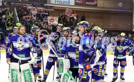 Eishockey ICE Bundesliga. VSV gegen Bozen.  Dylan Macpherson, Jean Philippe Lamoureux  (VSV) . Villach, am 14.3.2025
Foto: Kuess
---
pressefotos, pressefotografie, kuess, qs, qspictures, sport, bild, bilder, bilddatenbank