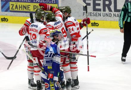 Eishockey ICE Bundesliga. VSV gegen Bozen. Jubel (Bozen) . Villach, am 14.3.2025
Foto: Kuess
---
pressefotos, pressefotografie, kuess, qs, qspictures, sport, bild, bilder, bilddatenbank