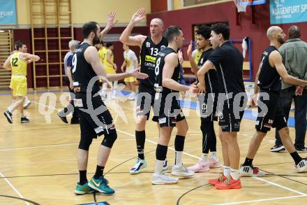 Basketball 2. Liga 2024/2025. Playoffs. VF1.   Woerthersee Piraten gegen Mattersburg Rocks.    Jubel  (Mattersburg Rocks). Klagenfurt, am 15.3.2025.
Foto: Kuess


---
pressefotos, pressefotografie, kuess, qs, qspictures, sport, bild, bilder, bilddatenbank
