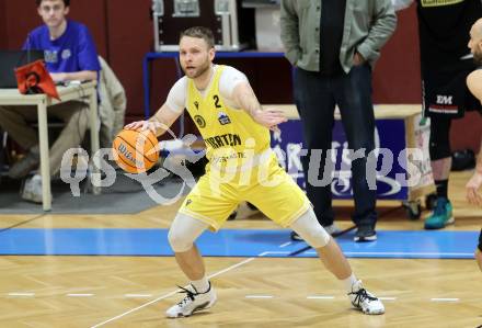 Basketball 2. Liga 2024/2025. Playoffs. VF1.   Woerthersee Piraten gegen Mattersburg Rocks.    Tim Huber (Piraten),    Klagenfurt, am 15.3.2025.
Foto: Kuess


---
pressefotos, pressefotografie, kuess, qs, qspictures, sport, bild, bilder, bilddatenbank