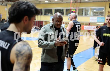 Basketball 2. Liga 2024/2025. Playoffs. VF1.   Woerthersee Piraten gegen Mattersburg Rocks.    Trainer James WILLIAMS (Mattersburg Rocks). Klagenfurt, am 15.3.2025.
Foto: Kuess


---
pressefotos, pressefotografie, kuess, qs, qspictures, sport, bild, bilder, bilddatenbank