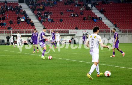 Fussball Bundesliga. SK Austria Klagenfurt gegen Altach.  Spielunterbrechung. Klagenfurt, am 16.3..2025.
Foto: Kuess
---
pressefotos, pressefotografie, kuess, qs, qspictures, sport, bild, bilder, bilddatenbank