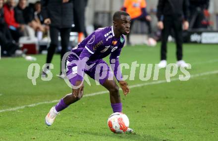 Fussball Bundesliga. SK Austria Klagenfurt gegen Altach. Solomon Bonnah  (Klagenfurt). Klagenfurt, am 16.3..2025.
Foto: Kuess
---
pressefotos, pressefotografie, kuess, qs, qspictures, sport, bild, bilder, bilddatenbank