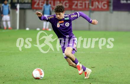 Fussball Bundesliga. SK Austria Klagenfurt gegen Altach. Ben Bobzien (Klagenfurt)  Klagenfurt, am 16.3..2025.
Foto: Kuess
---
pressefotos, pressefotografie, kuess, qs, qspictures, sport, bild, bilder, bilddatenbank