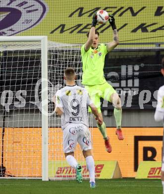 Fussball Bundesliga. SK Austria Klagenfurt gegen Altach. Simon Spari  (Klagenfurt), Florian Dietz (Altach). Klagenfurt, am 16.3..2025.
Foto: Kuess
---
pressefotos, pressefotografie, kuess, qs, qspictures, sport, bild, bilder, bilddatenbank