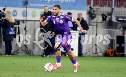Fussball Bundesliga. SK Austria Klagenfurt gegen Altach. Keanan Bennetts  (Klagenfurt). Klagenfurt, am 16.3..2025.
Foto: Kuess
---
pressefotos, pressefotografie, kuess, qs, qspictures, sport, bild, bilder, bilddatenbank
