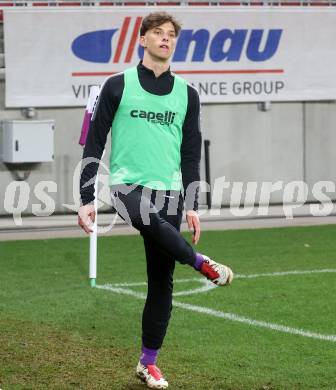 Fussball Bundesliga. SK Austria Klagenfurt gegen Altach.  Matteo Kitz (Klagenfurt),. Klagenfurt, am 16.3..2025.
Foto: Kuess
---
pressefotos, pressefotografie, kuess, qs, qspictures, sport, bild, bilder, bilddatenbank