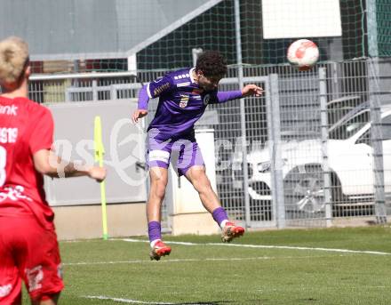 Fussball Bundesliga. Testspiel. SK Austria Klagenfurt gegen Kapfenberg.  Ben Justus Bobzien (Klagenfurt). Klagenfurt, am 20.3.2025.
Foto: Kuess
www.qspictures.net
---
pressefotos, pressefotografie, kuess, qs, qspictures, sport, bild, bilder, bilddatenbank