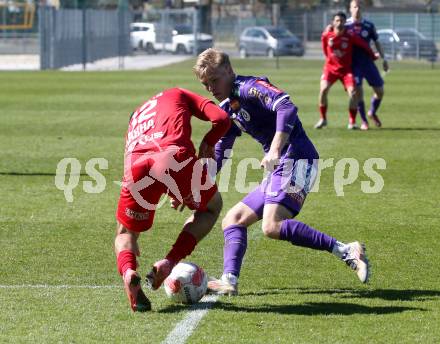 Fussball Bundesliga. Testspiel. SK Austria Klagenfurt gegen Kapfenberg.  Jonas Kuehn (Klagenfurt). Klagenfurt, am 20.3.2025.
Foto: Kuess
www.qspictures.net
---
pressefotos, pressefotografie, kuess, qs, qspictures, sport, bild, bilder, bilddatenbank
