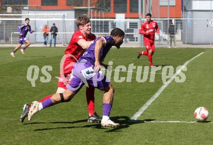 Fussball Bundesliga. Testspiel. SK Austria Klagenfurt gegen Kapfenberg. Keanan Bennetts (Klagenfurt). Klagenfurt, am 20.3.2025.
Foto: Kuess
www.qspictures.net
---
pressefotos, pressefotografie, kuess, qs, qspictures, sport, bild, bilder, bilddatenbank