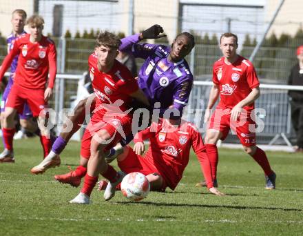 Fussball Bundesliga. Testspiel. SK Austria Klagenfurt gegen Kapfenberg.  Dikeni-Rafid Salifou (Klagenfurt). Klagenfurt, am 20.3.2025.
Foto: Kuess
www.qspictures.net
---
pressefotos, pressefotografie, kuess, qs, qspictures, sport, bild, bilder, bilddatenbank