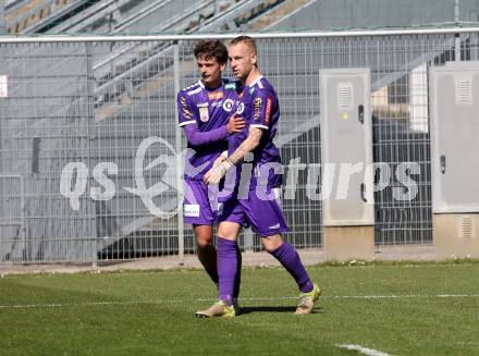 Fussball Bundesliga. Testspiel. SK Austria Klagenfurt gegen Kapfenberg. Philipp Wydra, Florian Jaritz (Klagenfurt). Klagenfurt, am 20.3.2025.
Foto: Kuess
www.qspictures.net
---
pressefotos, pressefotografie, kuess, qs, qspictures, sport, bild, bilder, bilddatenbank