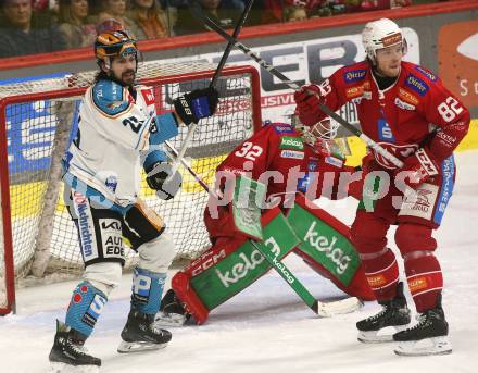 Eishockey ICE Bundesliga. KAC gegen Linz. Thimo Nickl (KAC), Shawn St-Amant (Linz) . Klagenfurt, am 23.3.2025
Foto: Kuess
---
pressefotos, pressefotografie, kuess, qs, qspictures, sport, bild, bilder, bilddatenbank