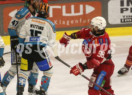 Eishockey ICE Bundesliga. KAC gegen Linz. Torjubel Daniel Obersteiner  (KAC) . Klagenfurt, am 23.3.2025
Foto: Kuess
---
pressefotos, pressefotografie, kuess, qs, qspictures, sport, bild, bilder, bilddatenbank