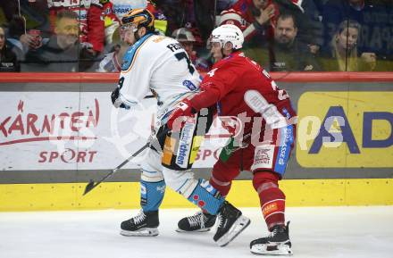 Eishockey ICE Bundesliga. KAC gegen Linz. Maximilian Preiml (KAC), Nico Feldner (Linz) . Klagenfurt, am 23.3.2025
Foto: Kuess
---
pressefotos, pressefotografie, kuess, qs, qspictures, sport, bild, bilder, bilddatenbank