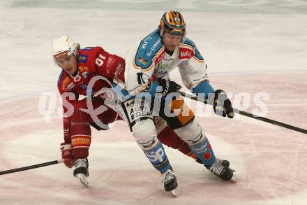 Eishockey ICE Bundesliga. KAC gegen Linz. Finn Van Ee (KAC),Brodi Ripken Stuart (Linz). . Klagenfurt, am 23.3.2025
Foto: Kuess
---
pressefotos, pressefotografie, kuess, qs, qspictures, sport, bild, bilder, bilddatenbank