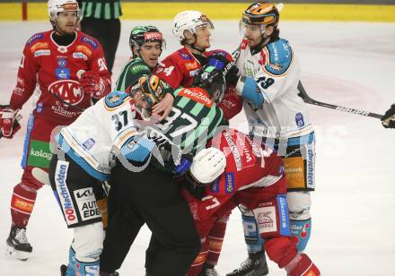 Eishockey ICE Bundesliga. KAC gegen Linz. Mathias From(KAC), Andreas Kristler (Linz) . Klagenfurt, am 23.3.2025
Foto: Kuess
---
pressefotos, pressefotografie, kuess, qs, qspictures, sport, bild, bilder, bilddatenbank