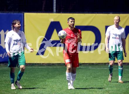 Fussball Kaerntner Liga. KAC gegen Voelkermarkt.  Mihret Topcagic (KAC),    Klagenfurt, am 28.3.2024.
Foto: Kuess
---
pressefotos, pressefotografie, kuess, qs, qspictures, sport, bild, bilder, bilddatenbank