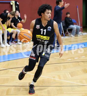Basketball 2. Liga 2024/2025. Playoffs. VF3.   Woerthersee Piraten gegen Mattersburg Rocks.    Yann Grandperret  (Mattersburg Rocks). Klagenfurt, am 29.3.2025.
Foto: Kuess


---
pressefotos, pressefotografie, kuess, qs, qspictures, sport, bild, bilder, bilddatenbank