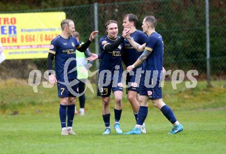 Fussball. Kaerntner Liga. Velden gegen Koettmannsdorf.   Torjubel Lukas Alfred Sadnik, 
 (Velden),  Velden, 29.3.2025
Foto: Kuess
---
pressefotos, pressefotografie, kuess, qs, qspictures, sport, bild, bilder, bilddatenbank