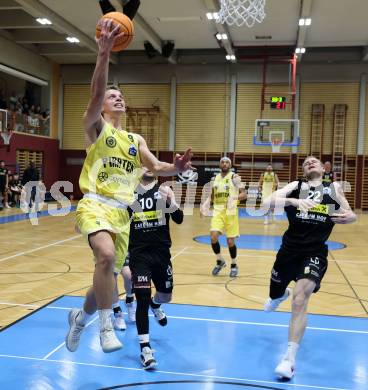 Basketball 2. Liga 2024/2025. Playoffs. VF3.   Woerthersee Piraten gegen Mattersburg Rocks.    Elvis Keric (Piraten),  Klagenfurt, am 29.3.2025.
Foto: Kuess


---
pressefotos, pressefotografie, kuess, qs, qspictures, sport, bild, bilder, bilddatenbank