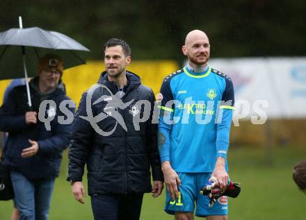 Fussball. Kaerntner Liga. Velden gegen Koettmannsdorf.  Marcel Kuster, Alexander Kofler  (Velden),    Velden, 29.3.2025
Foto: Kuess
---
pressefotos, pressefotografie, kuess, qs, qspictures, sport, bild, bilder, bilddatenbank