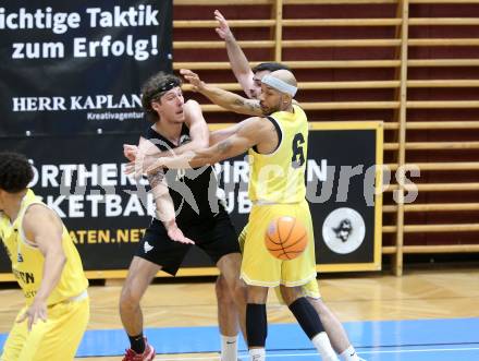 Basketball 2. Liga 2024/2025. Playoffs. SF2.   Woerthersee Piraten gegen RAIDERS Tirol    Shawn L. Ray, Marin Sliskovic (Piraten),  Thomas Pirchner   (Tirol). Klagenfurt, am 4.5.2025.
Foto: Kuess


---
pressefotos, pressefotografie, kuess, qs, qspictures, sport, bild, bilder, bilddatenbank