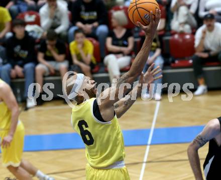 Basketball 2. Liga 2024/2025. Playoffs. SF2.   Woerthersee Piraten gegen RAIDERS Tirol    Shawn L. Ray (Piraten),  Klagenfurt, am 4.5.2025.
Foto: Kuess


---
pressefotos, pressefotografie, kuess, qs, qspictures, sport, bild, bilder, bilddatenbank