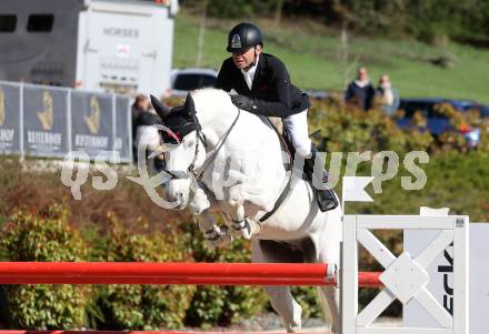 Reiten. Reitsport. Alpenspan Grand Prix. Markus Saurugg auf Obora s Crunchy Nul.   St. Margarethen im Lavanttal, am 6.4.2025.
Foto: Kuess 
---
pressefotos, pressefotografie, kuess, qs, qspictures, sport, bild, bilder, bilddatenbank