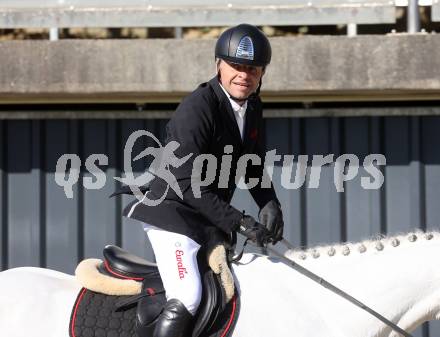 Reiten. Reitsport. Alpenspan Grand Prix. Markus Saurugg auf Obora s Crunchy Nul.   St. Margarethen im Lavanttal, am 6.4.2025.
Foto: Kuess 
---
pressefotos, pressefotografie, kuess, qs, qspictures, sport, bild, bilder, bilddatenbank