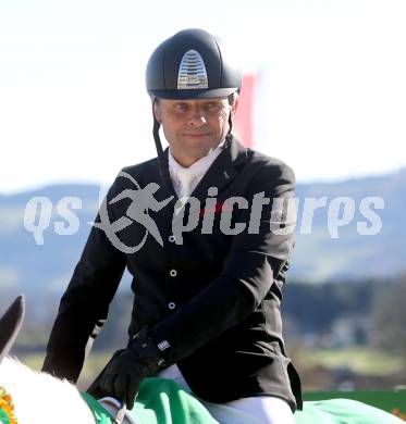 Reiten. Reitsport. Alpenspan Grand Prix. Markus Saurugg auf Obora s Crunchy Nul.   St. Margarethen im Lavanttal, am 6.4.2025.
Foto: Kuess 
---
pressefotos, pressefotografie, kuess, qs, qspictures, sport, bild, bilder, bilddatenbank