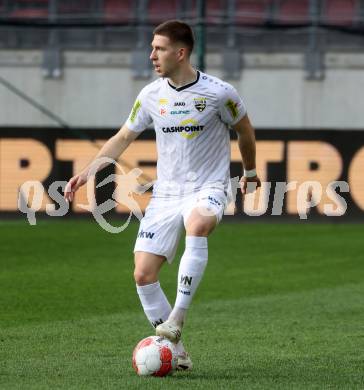 Fussball Bundesliga. SK Austria Klagenfurt gegen Altach. Leonardo Lukacevic  (Altach). Klagenfurt, am 5.4.2025.
Foto: Kuess
---
pressefotos, pressefotografie, kuess, qs, qspictures, sport, bild, bilder, bilddatenbank