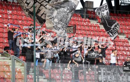 Fussball Bundesliga. SK Austria Klagenfurt gegen Altach.  Fans (Altach). Klagenfurt, am 5.4.2025.
Foto: Kuess
---
pressefotos, pressefotografie, kuess, qs, qspictures, sport, bild, bilder, bilddatenbank