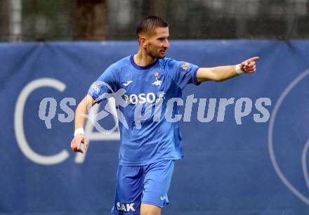 Fussball Kaerntner Liga. SAK gegen KAC. Torjubel Hrvoje Jakovljevic (SAK), Klagenfurt, am 17.4.2025.
Foto: Kuess
---
pressefotos, pressefotografie, kuess, qs, qspictures, sport, bild, bilder, bilddatenbank