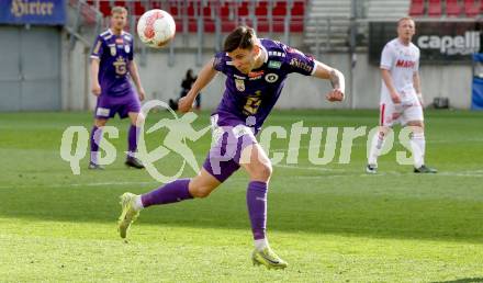 Fussball Bundesliga. SK Austria Klagenfurt gegen GAK. David Toshevski   (Klagenfurt)). Klagenfurt, am 19.4.2025.
Foto: Kuess
---
pressefotos, pressefotografie, kuess, qs, qspictures, sport, bild, bilder, bilddatenbank